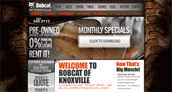 Desktop Screenshot of bobcatofknoxville.com